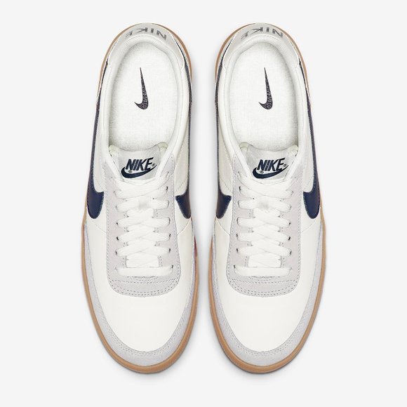 Nike Killshot 2 Leather Sail Midnight Navy Mens 432997-107 J. Crew DS - Picture 5 of 13